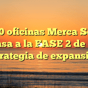 Con 70 oficinas Merca Service pasa a la FASE 2 de su estrategia de expansión