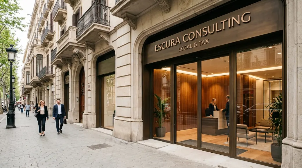 Imagen corporativa y análisis financiero de Franquicia Escura Consulting: Inversión, Asesoría Jurídica y Fiscal [2026]