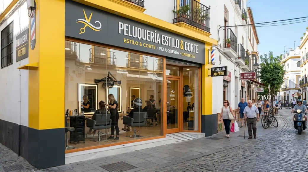 Imagen corporativa y análisis financiero de Franquicia Peluquerías Low Cost: Inversión, Salones y Rentabilidad [2026]