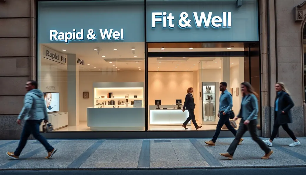 Imagen corporativa y análisis financiero de Franquicia Rapid Fit & Well: Inversión, Cánones y Requisitos [2026]