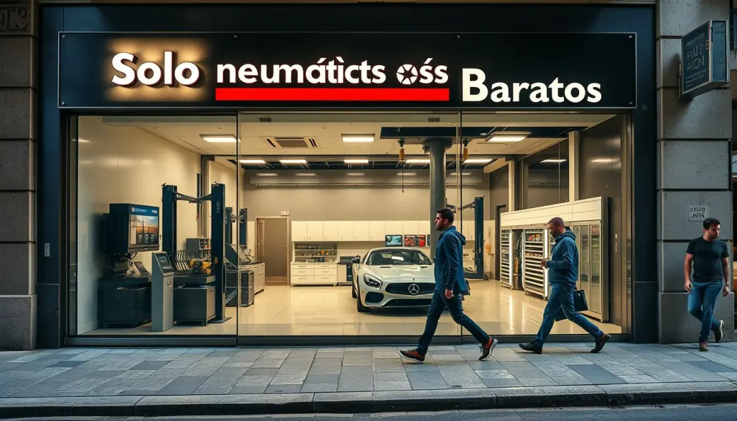 Imagen corporativa y análisis financiero de Franquicia Solo Neumáticos Baratos: Inversión, Cánones y Requisitos [2026]