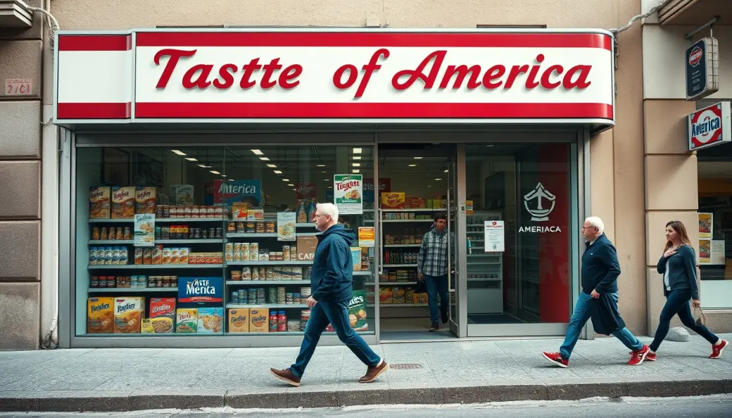 Imagen corporativa y análisis financiero de Franquicia Taste of America: Inversión, Tienda Gourmet y Requisitos [2026]