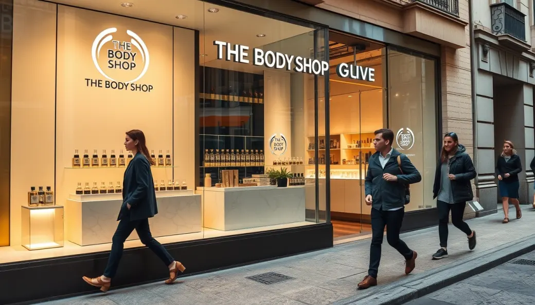 Imagen corporativa y análisis financiero de Franquicia The Body Shop: Inversión, Cánones y Requisitos [2026]