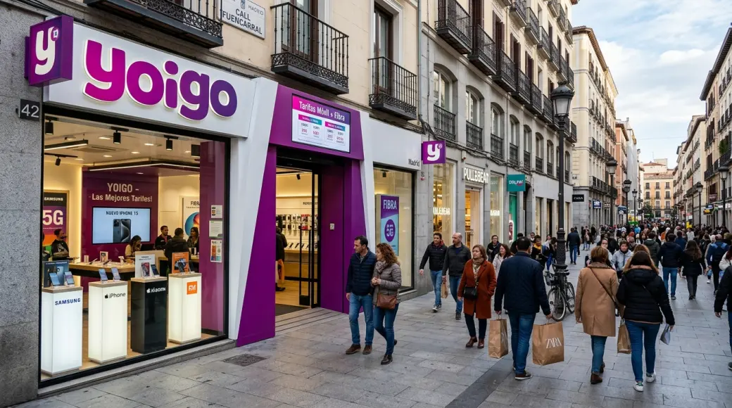 Imagen corporativa y análisis financiero de Franquicia Yoigo: Inversión, Telefonía 5G y Servicios del Hogar [2026]