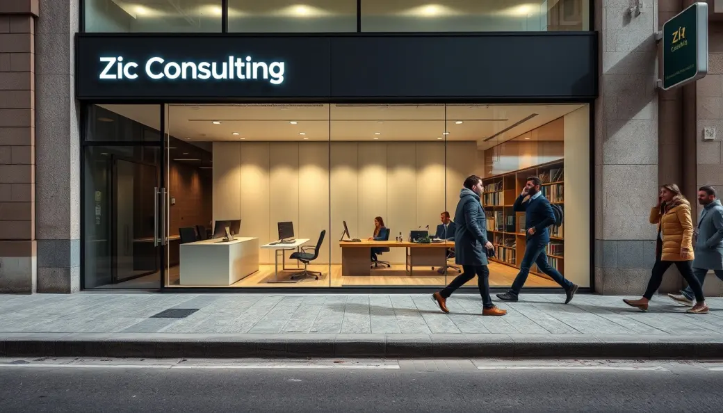 Imagen corporativa y análisis financiero de Franquicia Zic Consulting: Inversión, Cánones y Requisitos [2026]