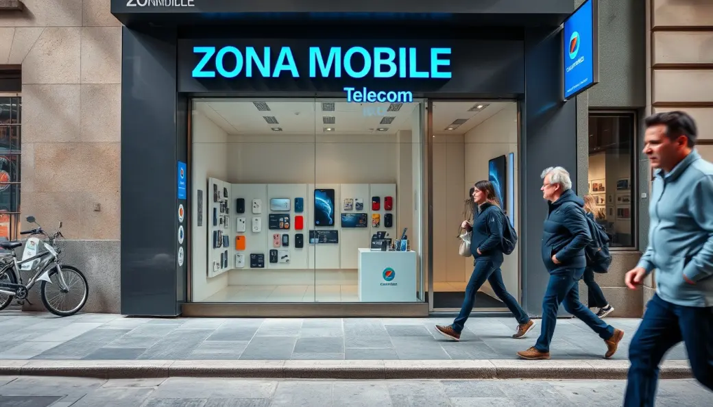 Imagen corporativa y análisis financiero de Franquicia Zona Mobile: Inversión, Cánones y Requisitos [2026]