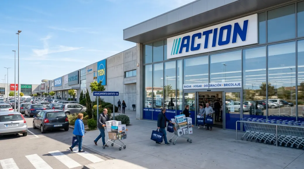 Imagen corporativa y análisis financiero de Franquicia Action: Modelo de Tienda, Requisitos y Expansión en España [2026]