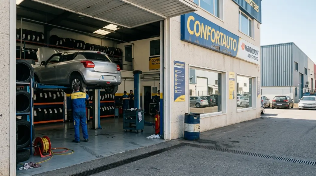 Imagen corporativa y análisis financiero de Franquicia Confortauto: Red de Talleres, Requisitos y Costes [2026]