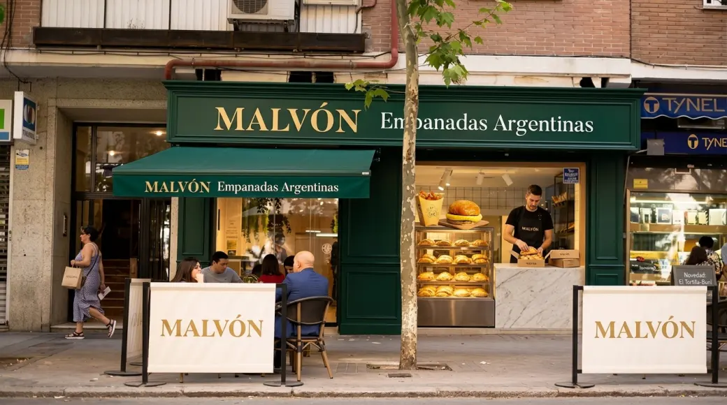 Imagen corporativa y análisis financiero de Malvón: franquicia de empanadas y costes por confirmar
