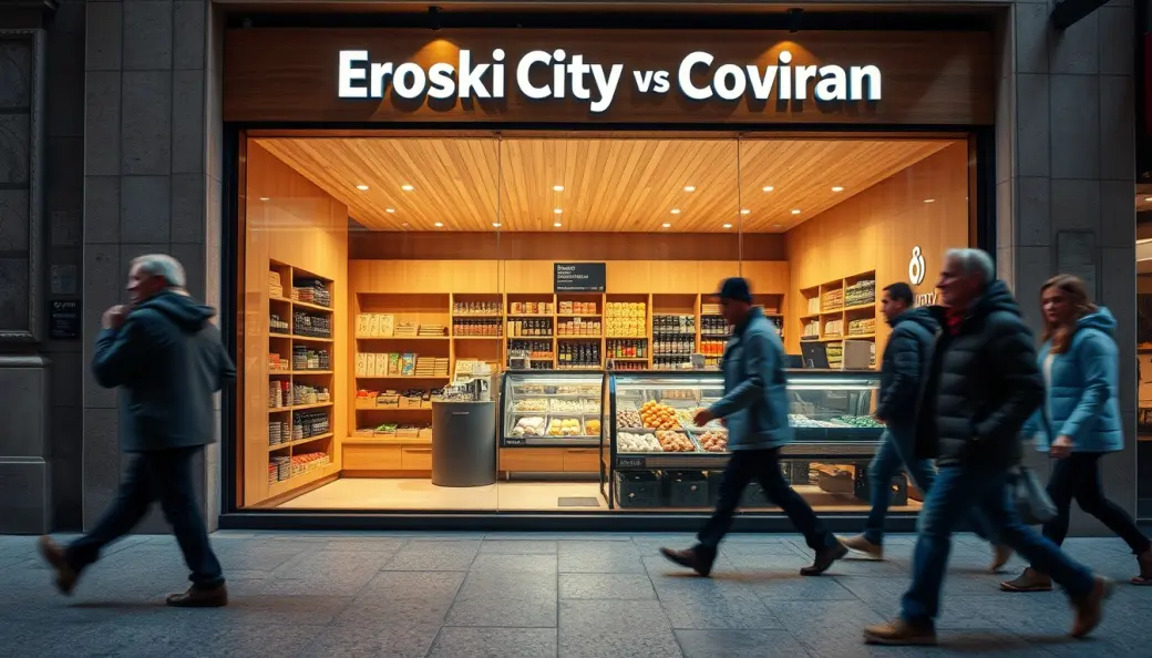 Imagen corporativa y análisis financiero de Eroski City vs Covirán: Supermercados Cooperativos de Proximidad [2026]