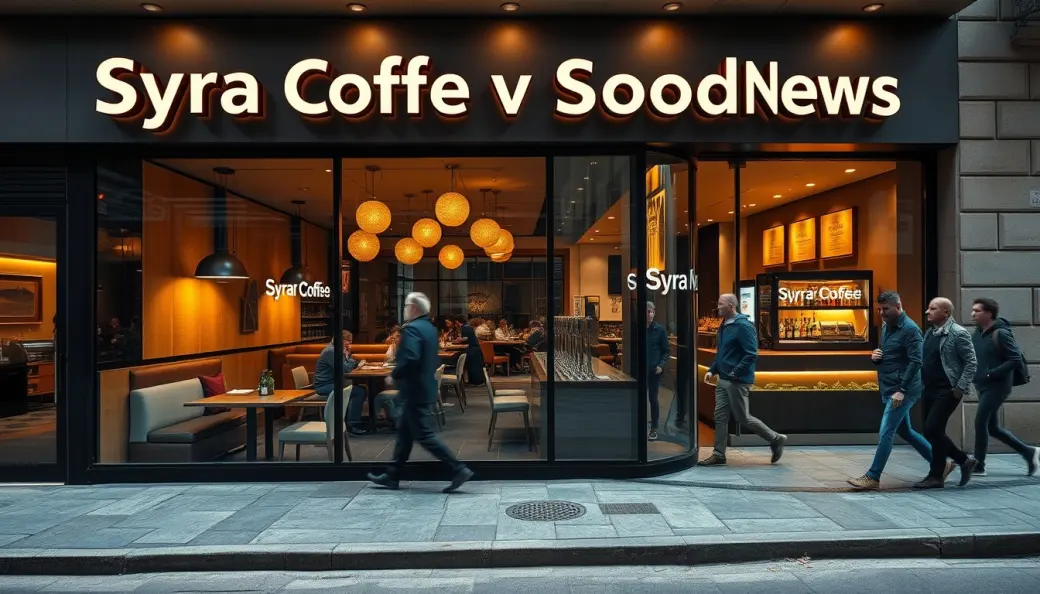 Imagen corporativa y análisis financiero de Syra Coffee vs GoodNews: Comparativa de Inversión, Cánones y Rentabilidad [2026]