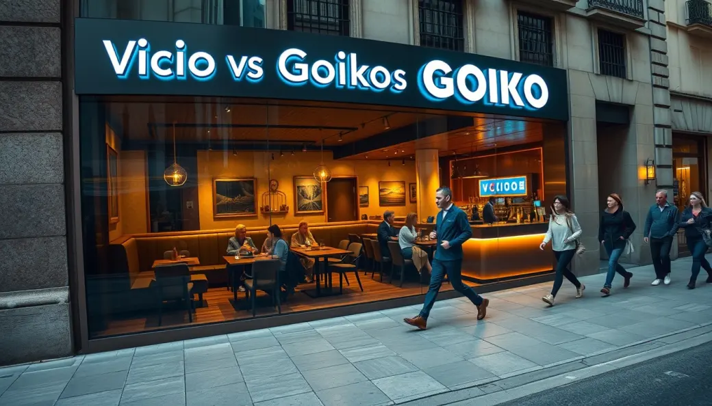 Imagen corporativa y análisis financiero de Vicio vs GOIKO: Comparativa de Inversión, Cánones y Rentabilidad [2026]