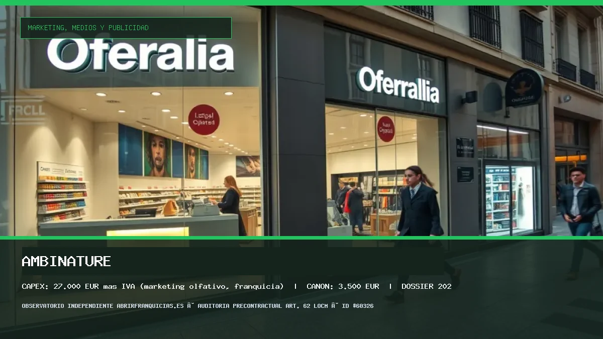 Franquicia Ambinature: Inversión, Canon, Requisitos y Rentabilidad [2026]