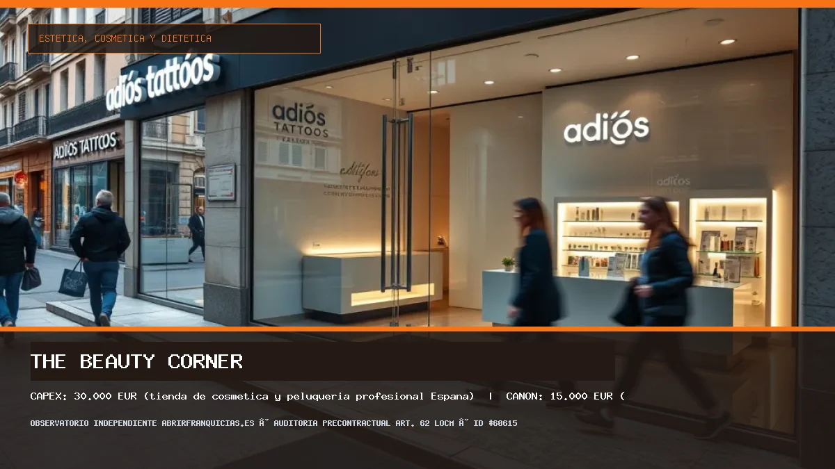 Franquicia The Beauty Corner: Inversión, Canon, Requisitos y Rentabilidad [2026]