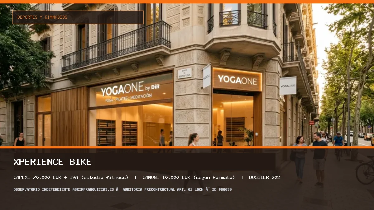 Franquicia Xperience Bike: Inversión, Canon, Requisitos y Rentabilidad [2026]