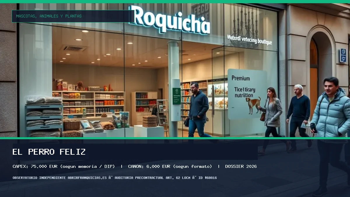 Franquicia El Perro Feliz: Inversión, Condiciones, Requisitos y Análisis [2026]
