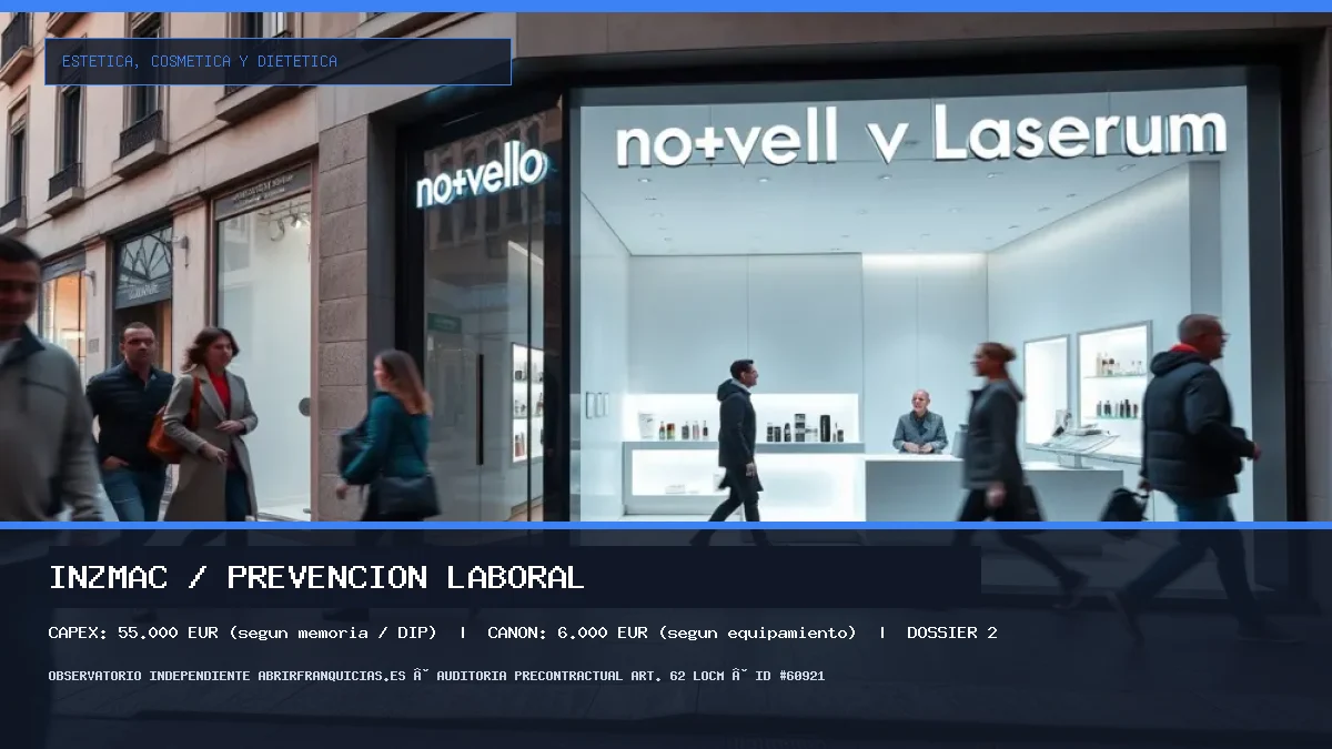 Franquicia Inzmac / Prevención Laboral: Inversión, Condiciones, Requisitos y Análisis [2026] (Inzmac / Prevención Laboral - 55.000 € (según memoria / DIP))