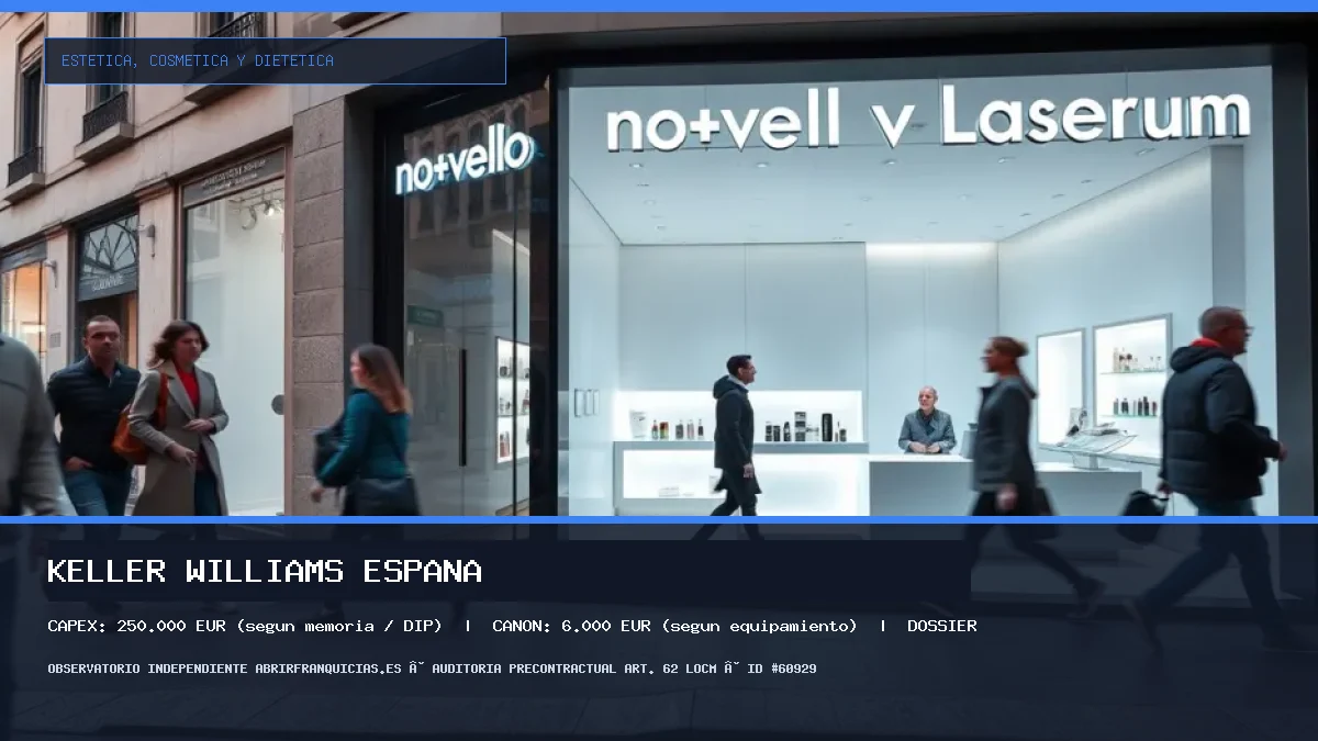 Franquicia KELLER WILLIAMS ESPAÑA: Inversión, Condiciones, Requisitos y Análisis [2026] (KELLER WILLIAMS ESPAÑA - 250.000 € (según memoria / DIP))