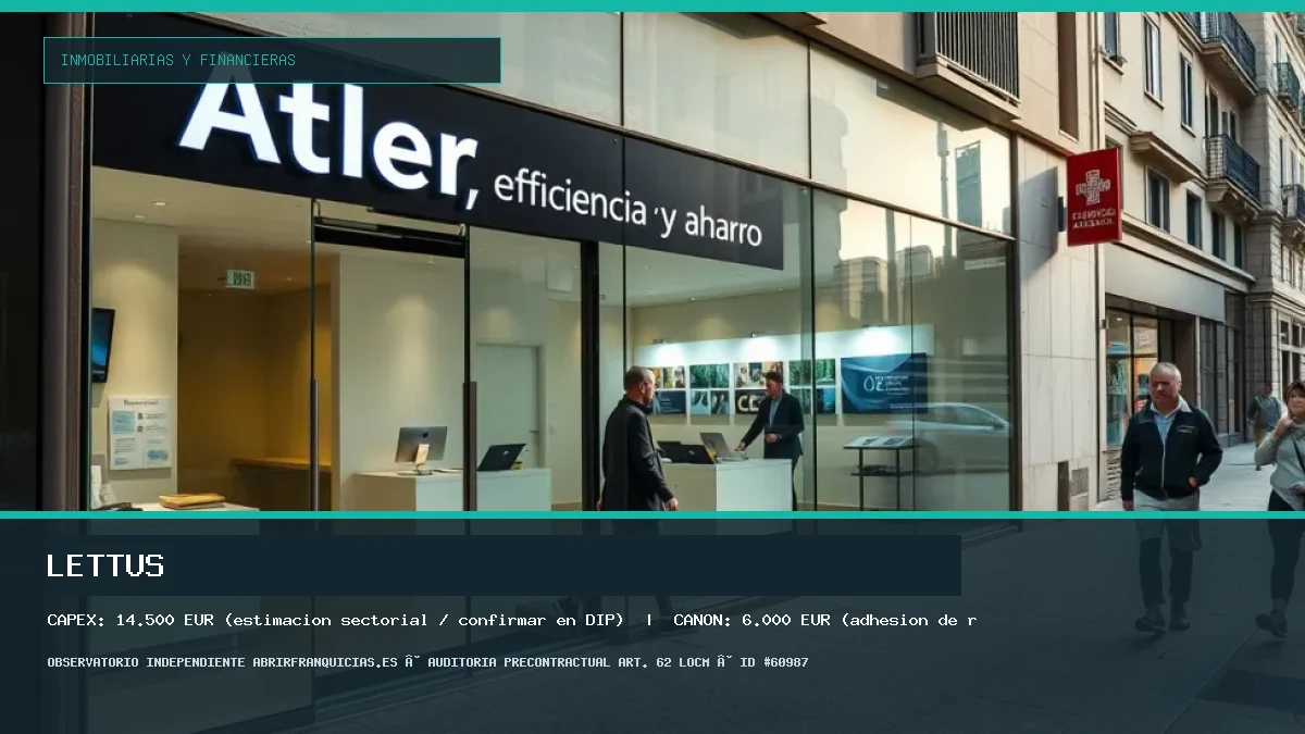 Franquicia Lettus: Inversión, Condiciones, Requisitos y Análisis [2026]