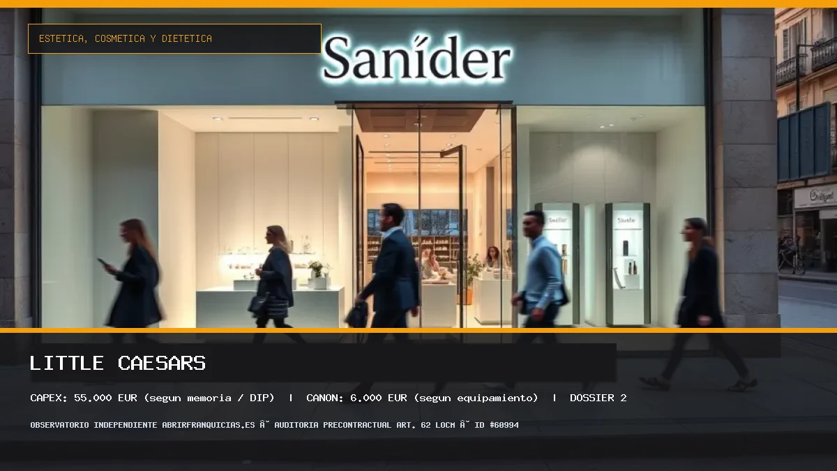 Franquicia LITTLE CAESARS: Inversión, Condiciones, Requisitos y Análisis [2026] (LITTLE CAESARS - 55.000 € (según memoria / DIP))