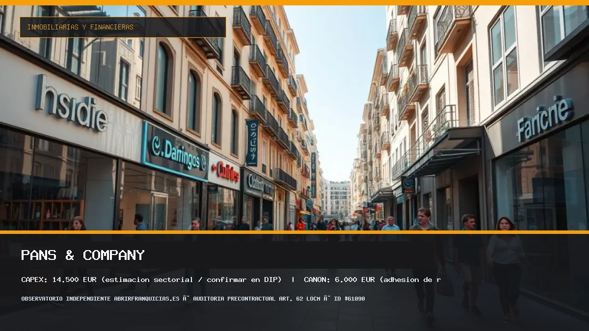 Franquicia Pans & Company: Inversión, Condiciones, Requisitos y Análisis [2026]