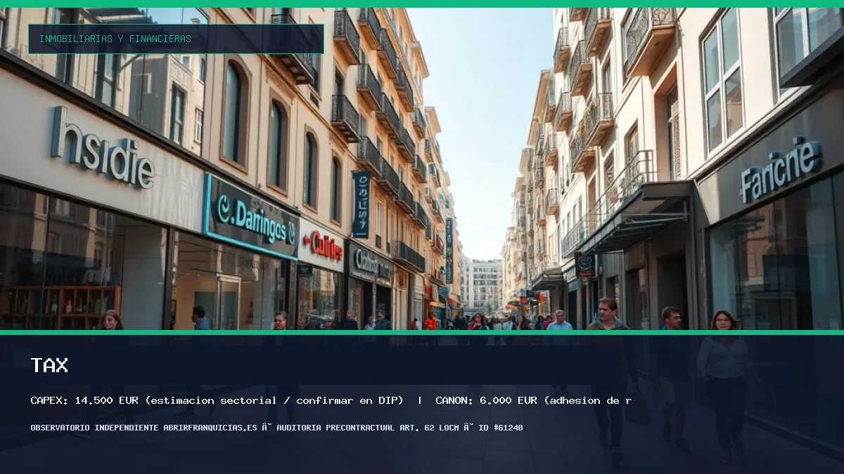 Franquicia TAX: Inversión, Condiciones, Requisitos y Análisis [2026]