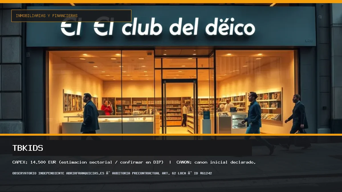 Franquicia TBKids: Inversión, Condiciones, Requisitos y Análisis [2026]