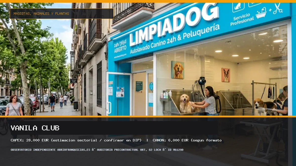 Franquicia VANILA Club: Inversión, Condiciones, Requisitos y Análisis [2026]