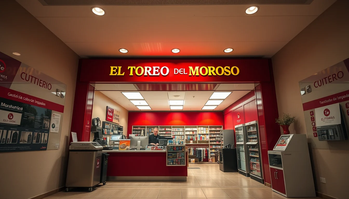 Interior de oficina de El Torero del Moroso revisando pagarés, facturas impagadas y solvencia
