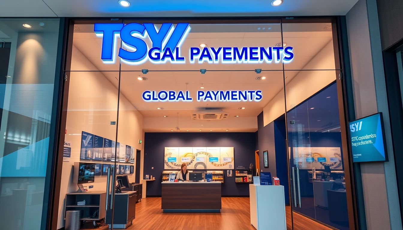 TPV SmartPOS de Comercia Global Payments y TSYS en mostrador de franquicia comercial