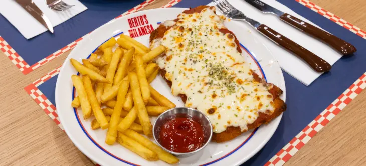 Logotipo oficial de Berto's Milanesa